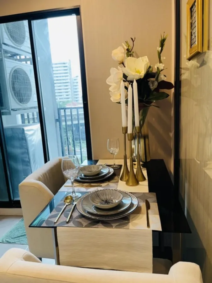 Urgent sale!! Condo The Niche Mono Sukhumvit 50, 6th floor, Building B, beautiful room, decorated in Modern luxury style, don't miss it!!