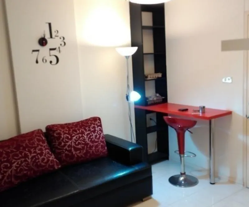 For rent Lumpini Condo Town Bodindecha - Ramkhamhaeng, 1st floor, fully furnished room + electrical appliances !! Rent now, recommend!