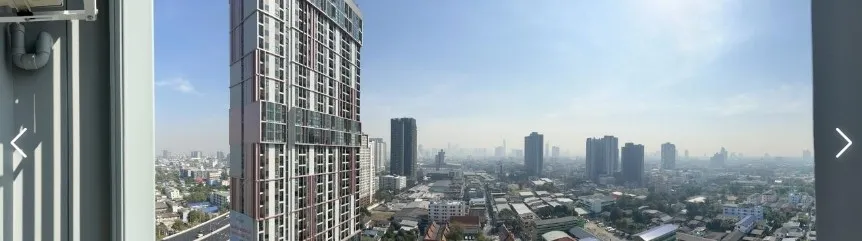Condo for rent, Supalai Park, Talat Phlu Station, complete amenities, high view, hurry and reserve now.