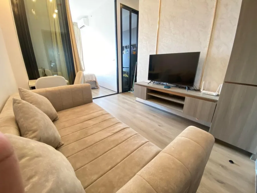 Urgent sale!! Condo Knightsbridge Prime On Nut, 33rd floor, Chao Phraya River view, fully furnished room, book now!!