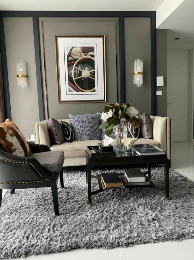 Condo for sale Nara Nine, beautiful room, gold location, complete furniture and appliances Do not delay, make a reservation.