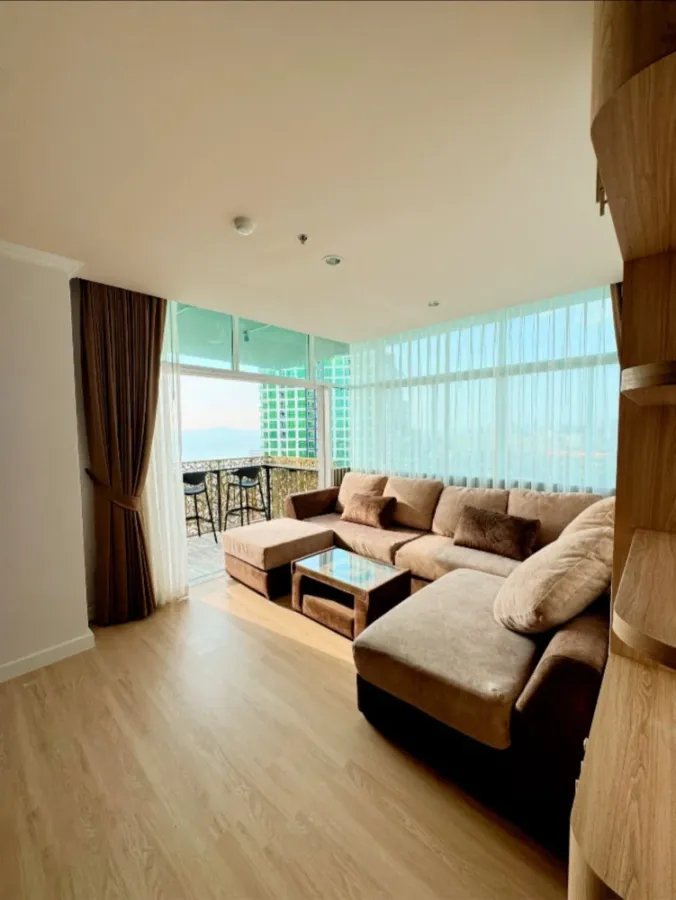 ให้เช่า The Grand Jomtien ห้องมุมให้ความเป็นส่วนตัว เฟอร์นิเจอร์ครบครัน แต่งสุดปัง จองเลย