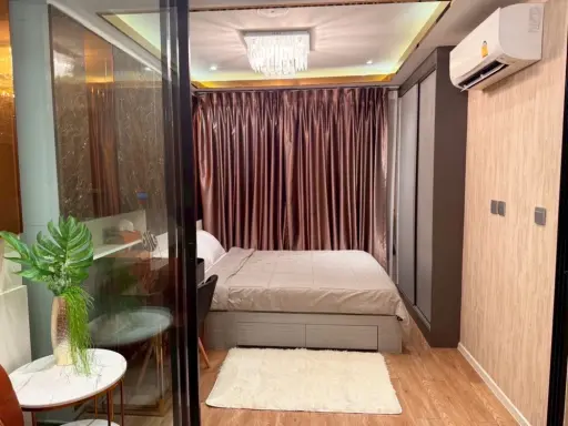 For Sale/Rent: Atmoz Ladprao 15 Condo, 2nd floor, Building B. Beautifully decorated and fully furnished. Just bring your belongings and move in! images