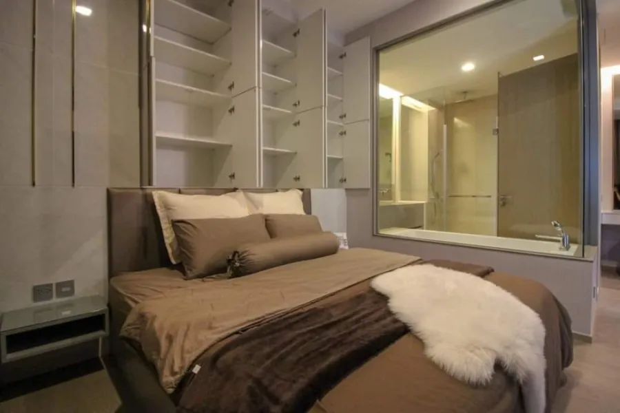 For sale and rent, Lavik Sukhumvit 57, 16th floor, great city view. Fully furnished, great built-in, so good, book now.