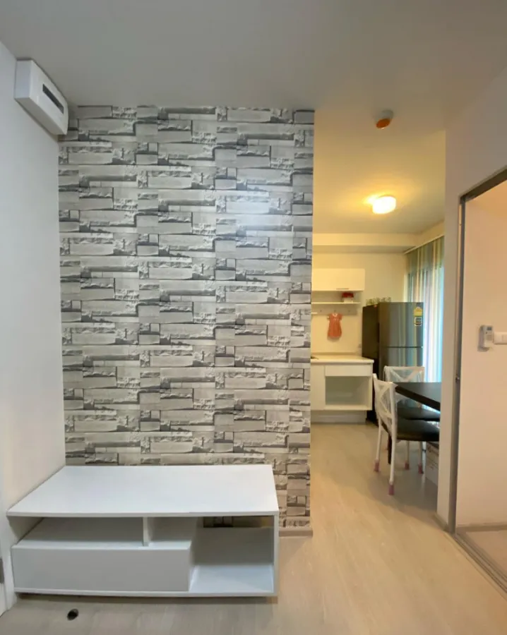 Plum Condo Park Rangsit ให้เช่า ตกแต่งวอลเปอร์รอบห้อง เฟอร์บิวท์อิน ห้องดีแบบนี้ไม่จองไม่ได้แล้ว