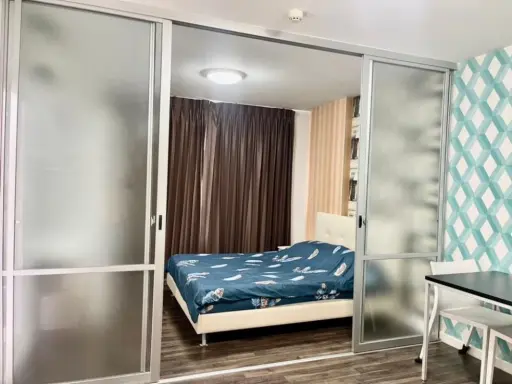 For rent, D Condo Campus Resort Ratchaphruek-Charan 13, 5th floor, fully furnished, ready to move in, book now.