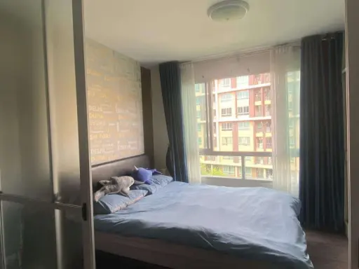 For rent: D Condo Campus Rangsit Phase 1, 5th floor, separate room, beautiful room, fully furnished, book now, don't miss out.