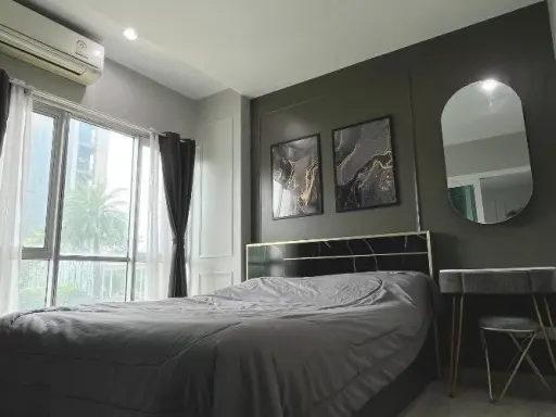 ให้เช่า The Key Chaengwattana 1 ห้องนอน 1 ห้องน้ำ ตกแต่งคุมโทน ทำเลดี เดินทางสะดวก จองเลยตอนนี้ images