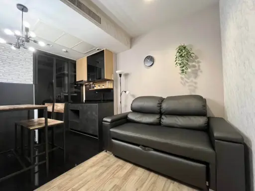 Condo for sale, rent, The Line Jatujak-Mochit, high floor, good view, good size room Fully furnished with built-in furniture images