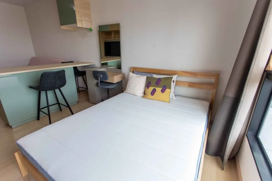 For sale, for rent, Supalai Loft, Talat Phlu Station, studio room, 27th floor, high view, complete furniture and appliances, don't miss out.