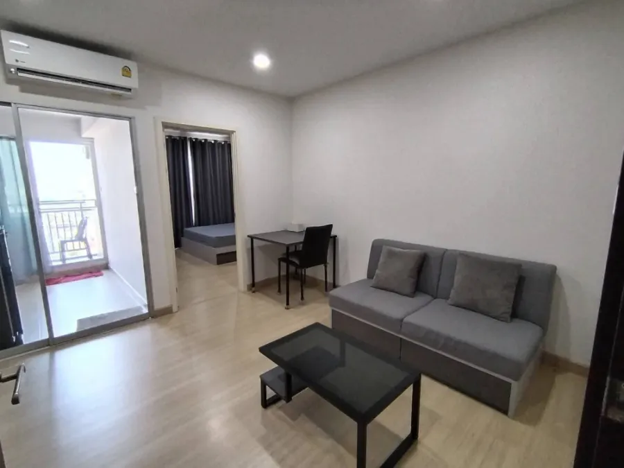 For rent Supalai Park Talat Phlu Station, bedroom next to fire escape, guaranteed peace, book now, don't hesitate.