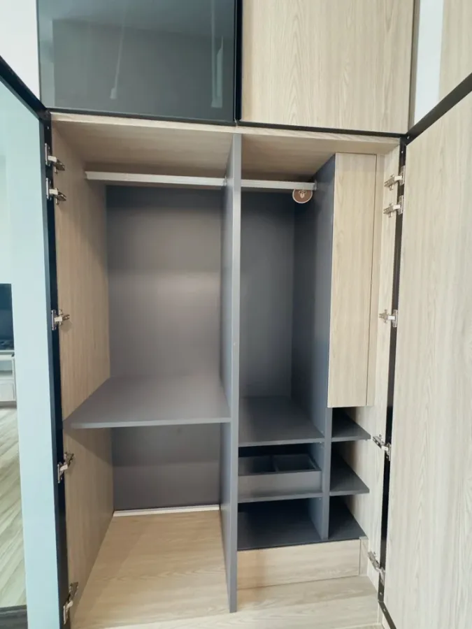 For sale/rent: Niche Mono Sukhumvit-Bearing, 25th floor, city view, good location, fully furnished, reserve now.