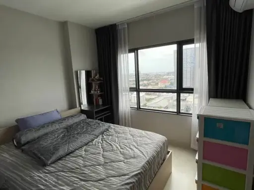 ขาย IDEO Sukhumvit 115 1 ห้องนอน 1 ห้องน้ำ มาพร้อมเฟอร์และสิ่งอำนวยความสะดวกครบครัน จองเลย