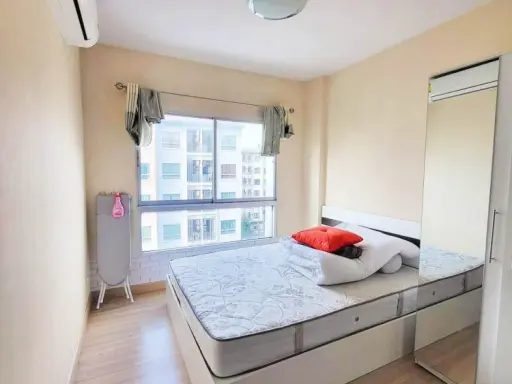 For sale for rent The Kith Lam Luk Ka Khlong 2 (Phase 1) room ready to move in. Complete with good electrical appliances. Reserve now.