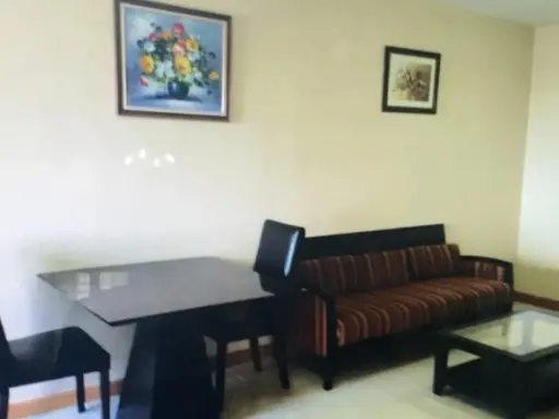 For rent, City Home Rattanathibet, 6th floor, spacious room, comfortable living, complete with furniture and electrical appliances, don't miss it.