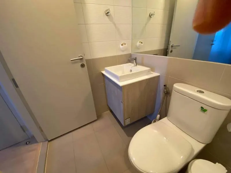 For rent, Ideo Q Ratchathewi, the most beautiful room, 2 bedrooms, fully furnished, good view, central area, very good, book now, hurry up