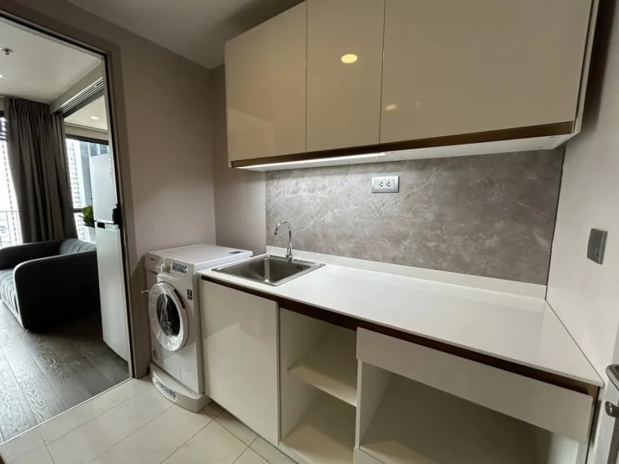 Condo for sale, Ideo Q Siam-Ratchathewi, fully furnished, pleasantly decorated, high view, doesn't block the view, hurry and reserve now.