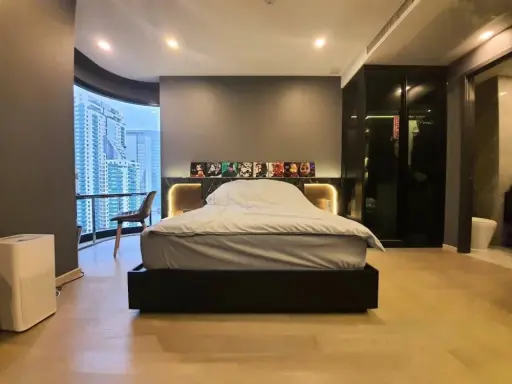 Urgent for rent !! Condo Ashton Asoke, curved glass room, near the train, ready, do not wait, hurry! images