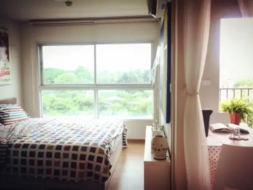 ให้เช่า ดีคอนโด รามคำแหง ห้องใหม่เอี่ยม เฟอร์นิจอร์ครบ หิ้วกระเป๋าเข้าอยู่ได้เลย images