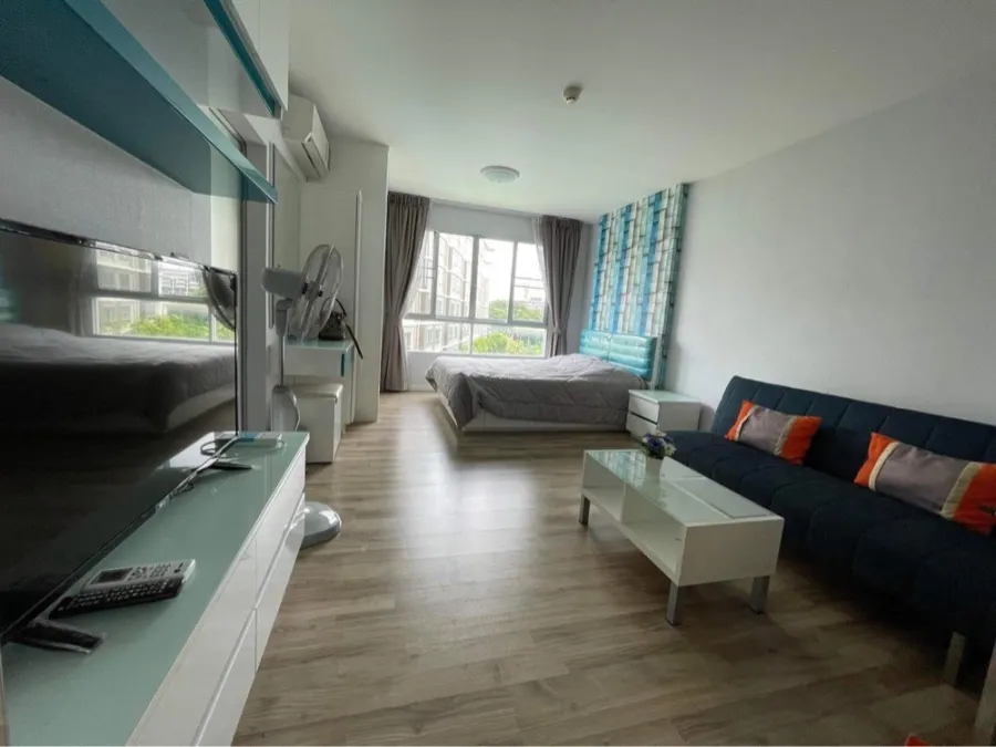 For Rent dcondo Campus Resort Rangsit 2 ห้องสวย ตกแต่งมีไสต์ ได้ทิศเหนือ วิวสระ ไม่ร้อน จองด่วนจ้า
