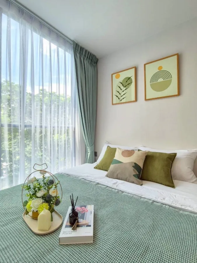 ให้เช่า Atmoz Tropicana Bangna ชั้น 4 ห้องสวย แต่งครบ น่าอยู่ จองเลย ก่อนพลาด