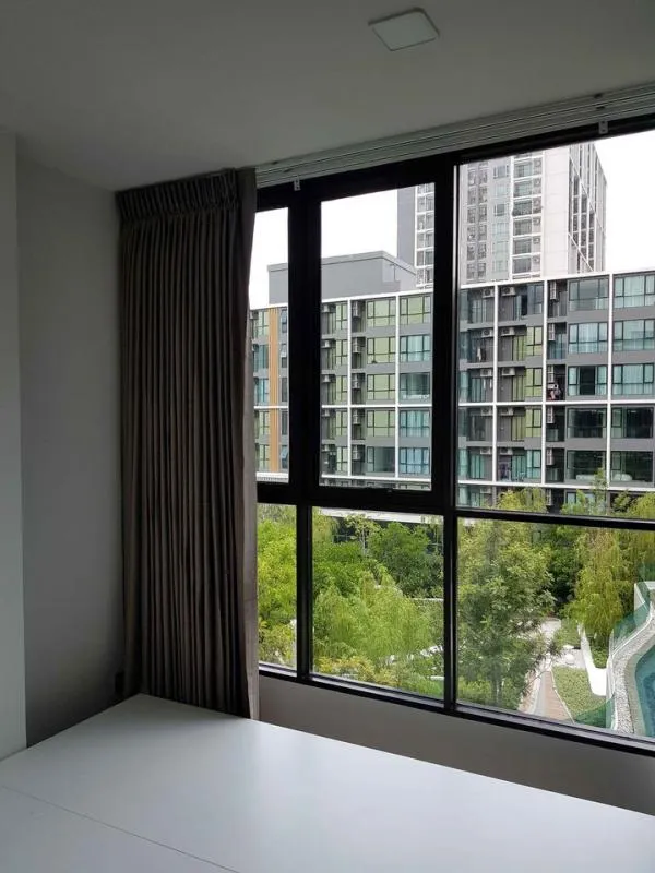 Condo for rent, Atmoz Chaengwattana, corner room every corridor The most private. There are 2 bedrooms at this price. Rent it now!!