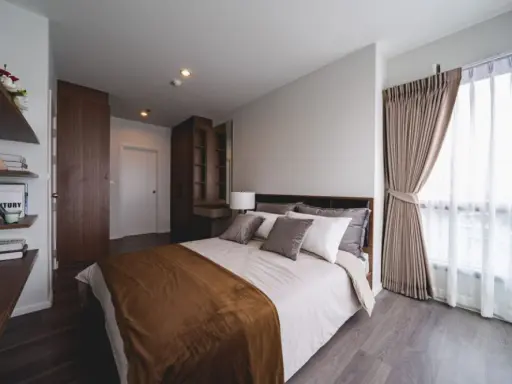 Condo for rent, The Stage, Tao Poon Interchange, 2 bedrooms, 2 bathrooms, comes with facilities Don't miss this room.