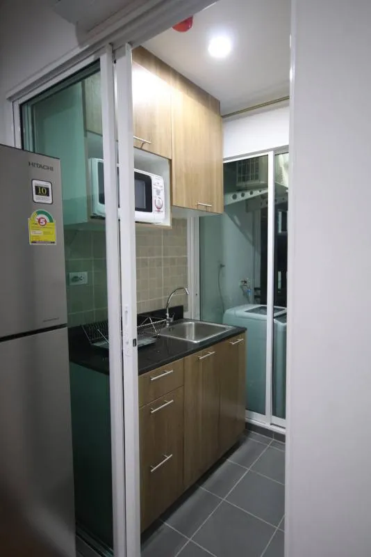 Condo for rent, Regent Home Sukhumvit 81, beautiful room, well decorated, fully furnished, with TV, next to BTS, ready to go.