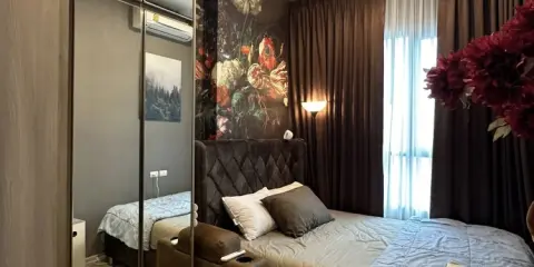 ขาย ให้เช่า Knightsbridge Collage Ramkhamhaeng ห้องแต่งน่าอยู่ ติดวอลเปเปอน์อย่างดี ราคาคุ้ม จองเลย