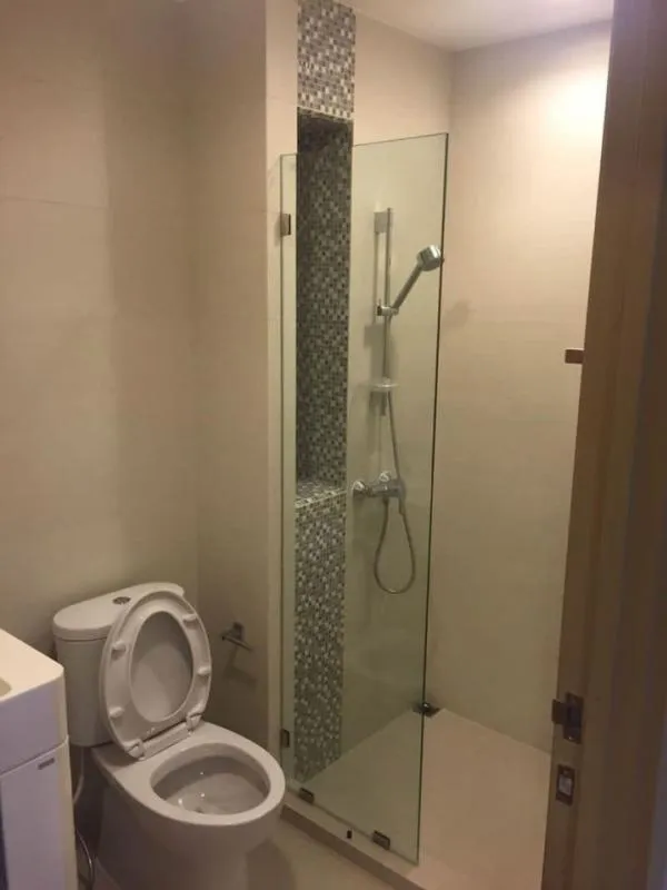 For rent Condolette Mist Rama 9, beautiful room, fully furnished, ready to move in City view, good atmosphere Don't wait, hurry