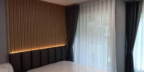 ให้เช่า เคฟ ทาวน์ ไอส์แลนด์ ชั้น 2 วิวสระ 1 bedroom spacial แต่งครบ พร้อมอยู่ จองเลยจ้า