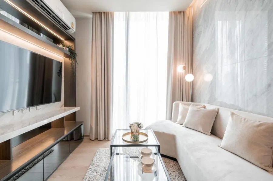 For rent, Noble Recole Sukhumvit 19, beautiful room, fully furnished, ready to move in. Don't wait.