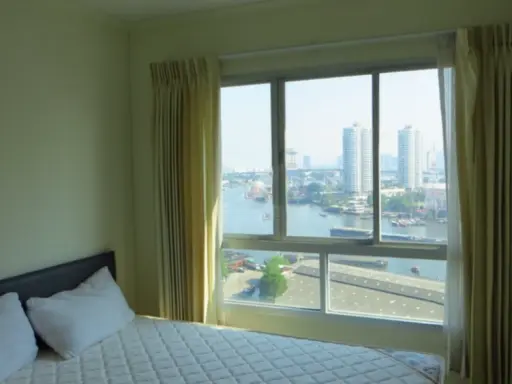 Condo for rent, Lumpini Ville Ratburana-Riverview, high floor, full river view Just come and stay