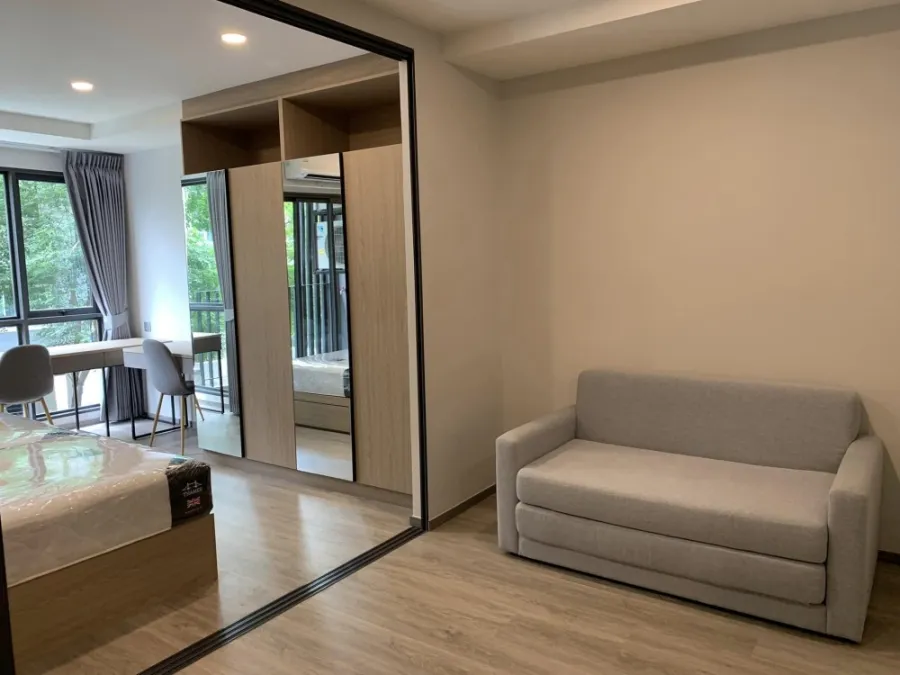 For rent: Salaya One Residence, spacious room, beautifully decorated, comfortable to live in, with amenities, just come with yourself and you can move
