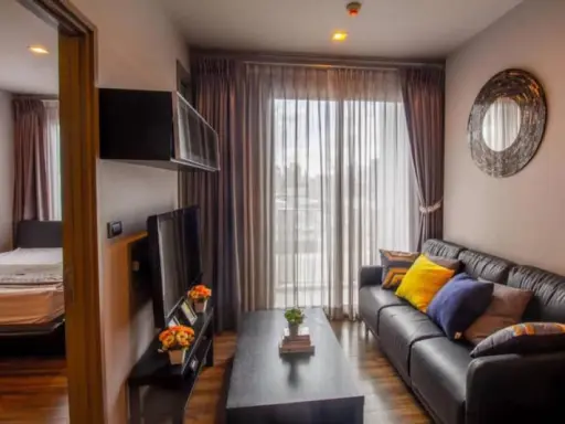 Condo for rent,Ceil By Sansiri (Ekamai), beautiful decoration, fully furnished, good view, special price, very cheap Ready to move in