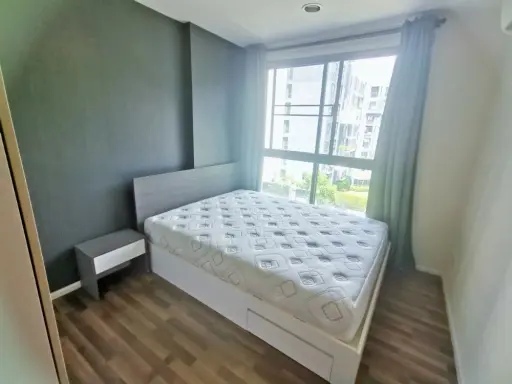 Living Nest Ramkhamhaeng for sale, 5th floor, comes with complete furniture and electrical appliances. Book now, hurry.