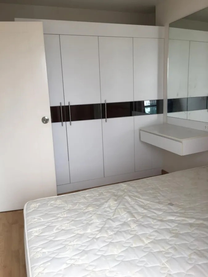 For rent, Casa Condo Asoke-Din Daeng, beautiful room, fully furnished, fully furnished and electrical appliances. Book now.
