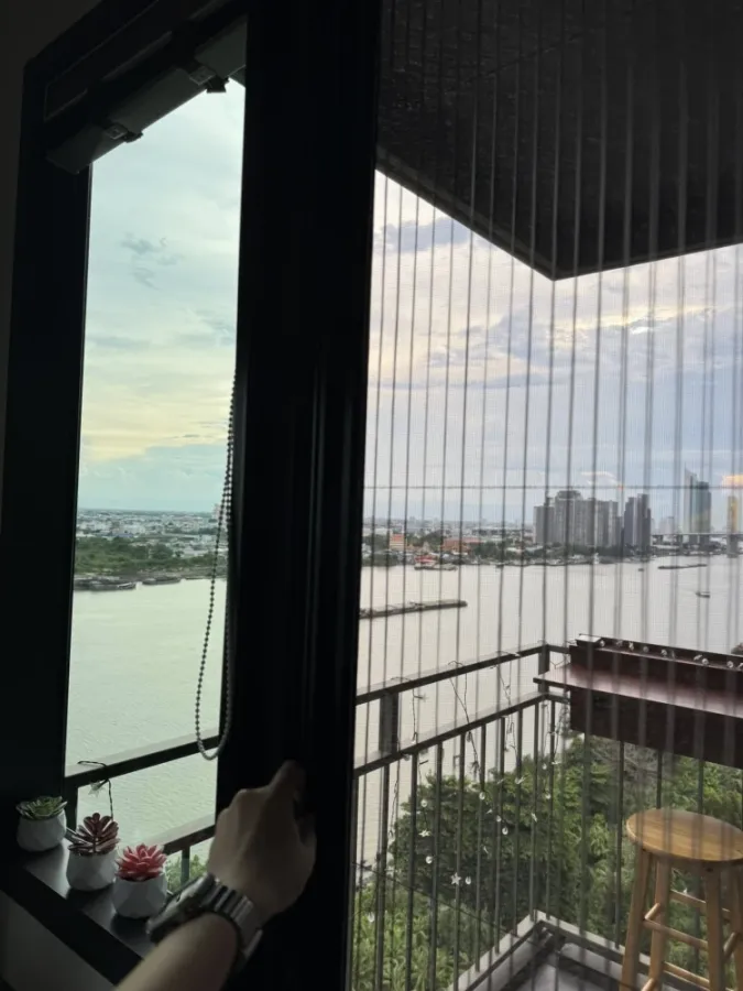 ให้เช่า U Delight Residence Riverfront Rama 3 ชั้น 17 ห้องแต่งครบ น่าอยู่ จองเลย