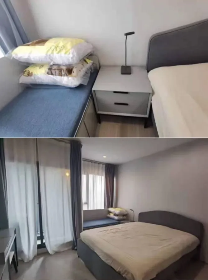 For rent: Life Asoke-Rama 9, ready to move in, high floor, fully furnished, reserve now!!!