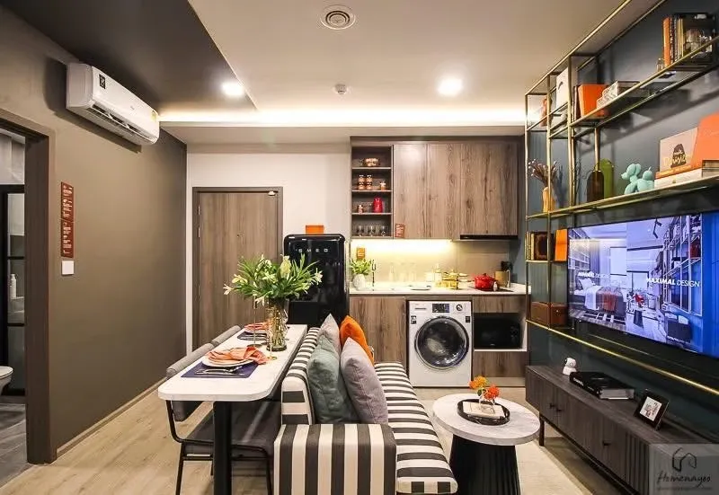 ขายดาวน์ Metris District Ladprao ห้องชั้น 23 ตำแหน่งดี ไม่มีตึกบังวิว วิวเห็นยูเนี่ยนมอลและสวนจัตุจักร เห็นพระอาทิตย์ตกดิน บรรยากาศส่วนตัว