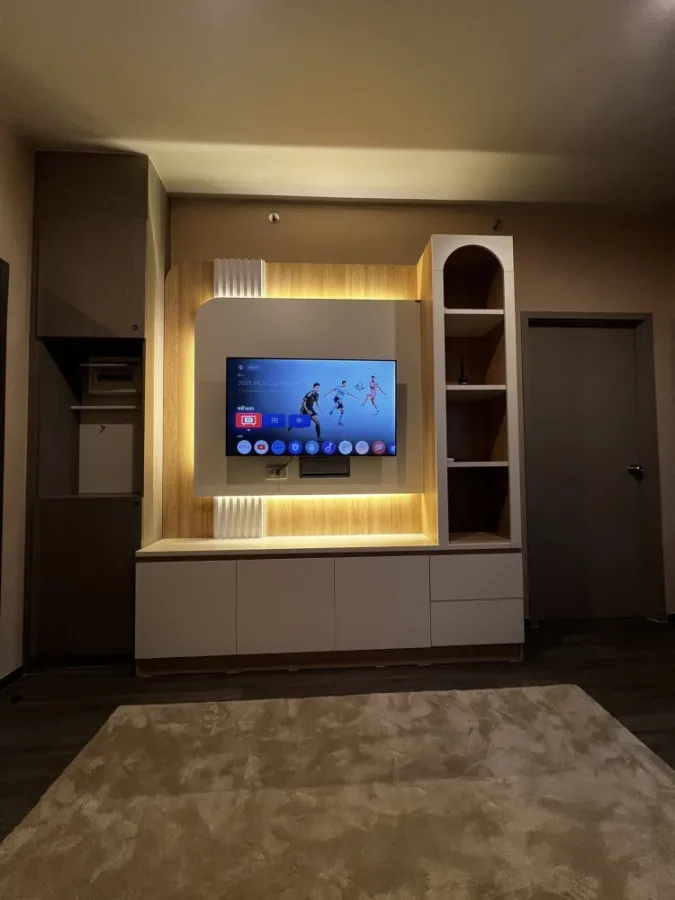 ให้เช่า Ideo รามคำแหง - ลำสาลี สเตชั่น 1 Bedroom พร้อมห้องน้ำในห้องนอน ห้องมุม พร้อมเข้าอยู่ได้ทันที