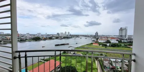 ให้เช่า คอนโด ศุภาลัย ริเวอร์ รีสอร์ท ห้องสตูดิโอ วิวแม่น้ำเจ้าพระยา กว้างสุดๆ รีบจองเลยค่ะ