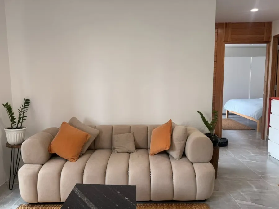 For rent: Lumpini Ville Sukhumvit 77, 2 bedrooms, spacious living area, fully furnished with complete amenities. Just bring your bags and move in!