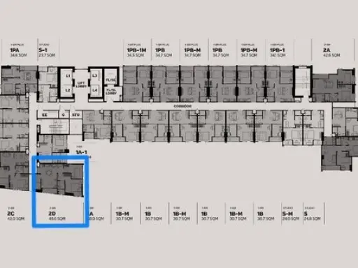 ขายดาวน์ Metris District Ladprao ชั้น 16 แบบ 2 ห้องนอน Full Furniture จองเลย ห้ามพลาด images