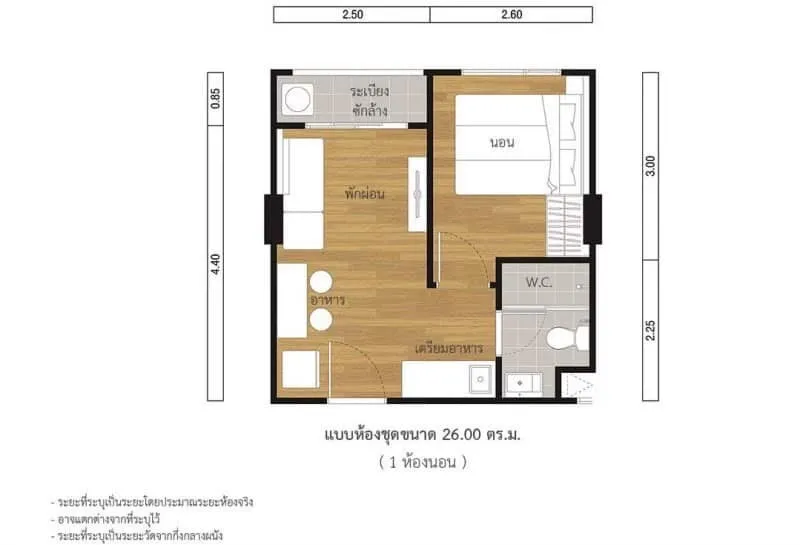 Condo for sale, Lumpini Place Bangna Km. 3, 3rd floor, stylishly decorated, ready to move in, just carry your bags and move in.