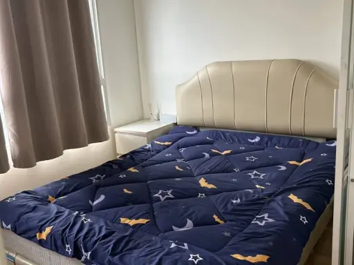 For rent: Lumpini Ville Lasalle-Bearing, 17th floor, near the elevator, convenient location with an environment with both electric trains, hurry and b