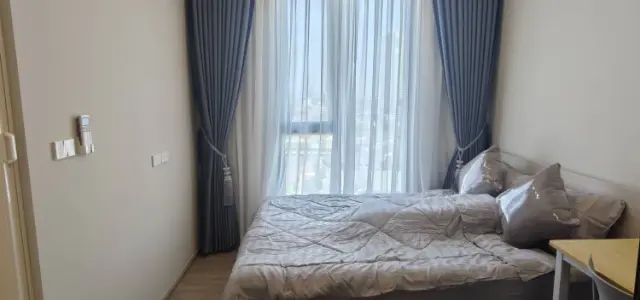 ให้เช่า Plum Condo New West ชั้น 12 วิวใกล้สวน ห้องมุมติดบันได (สงบ) เฟอร์นิเจอร์และเครื่องใช้ไฟฟ้าครบ images