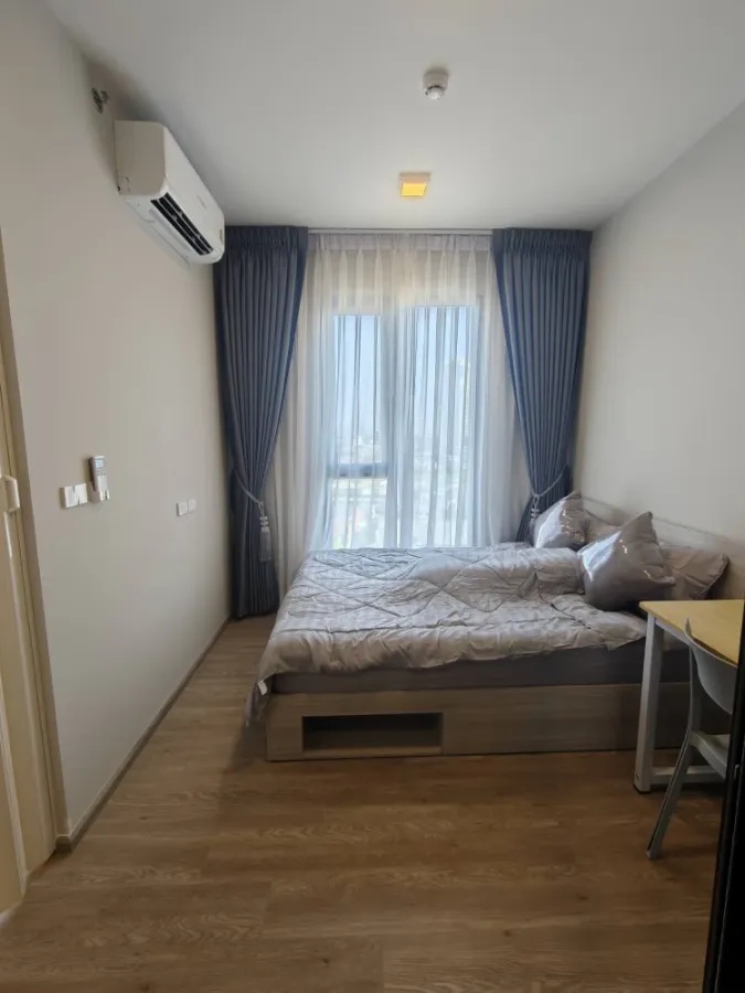 ให้เช่า Plum Condo New West ชั้น 12 วิวใกล้สวน ห้องมุมติดบันได (สงบ) เฟอร์นิเจอร์และเครื่องใช้ไฟฟ้าครบ