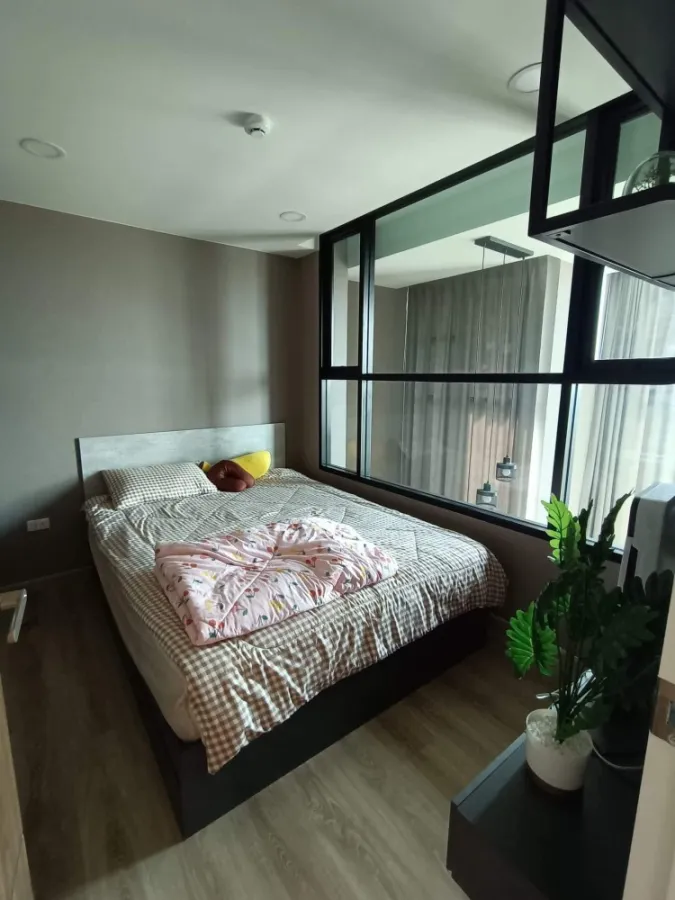 ให้เช่า คอนโด เดอะ คิวบ์ ลอฟท์ นวลจันทร์ ห้อง Duplex แบบ 2 ชั้น ตกแต่งเฟอร์นิเจอร์ครบครัน