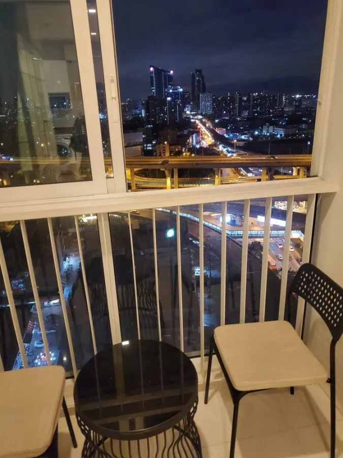 Urgent rental !! Condo The Coast Bangkok Sukhumvit Bangna, spacious room, convenient transportation, don't miss !!